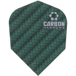 Harrows Carbon Dart Flights - Standard Green