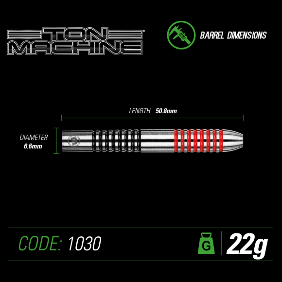 Ton Machine 22 gram 80% Tungsten alloy