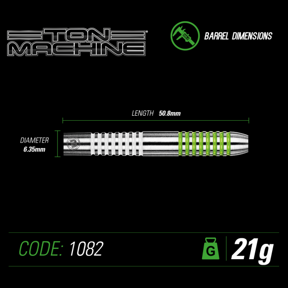 Ton Machine 21 gram 80% Tungsten alloy