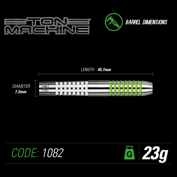 Ton Machine 23 gram 80% Tungsten alloy