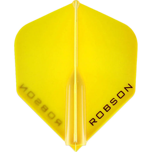 Robson Plus Dart Flights - Standard Yellow