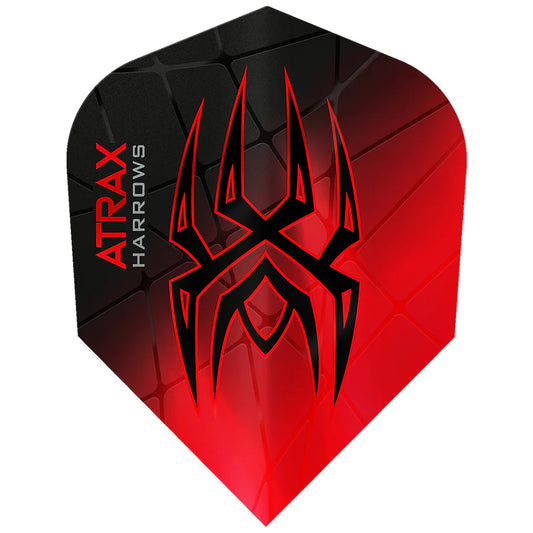 Harrows Atrax Red/Black Standard Dart Flights