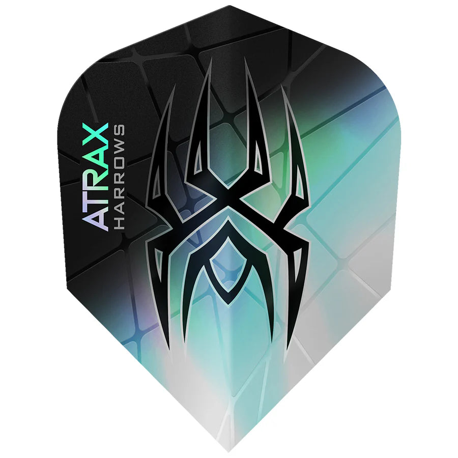 Harrows Atrax Black Color Shift Standard Dart Flights