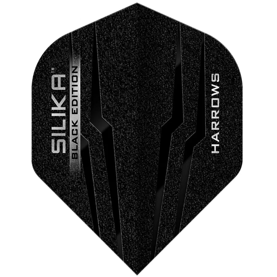 Harrows Silika Black Edition - No6 Standard Dart Flights