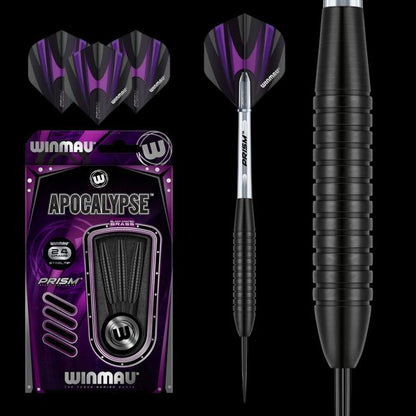 Winmau Apocalypse Steel Tip Dart Set 24 gram Brass