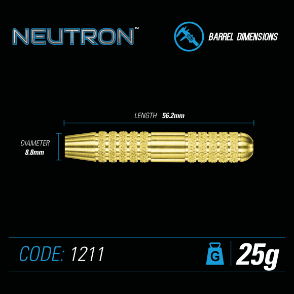 Neutron 25 gram Brass