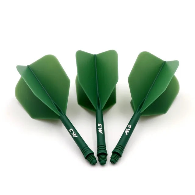 CUESOUL ROST AK5 Integrated Dart Shaft & Flight - Big Wing Shape - Long - Green