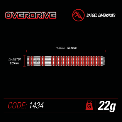 Overdrive 22 gram 90% Tungsten alloy