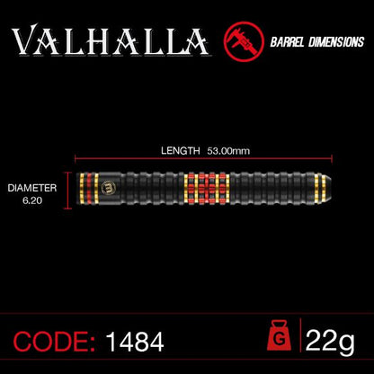 Valhalla 22 gram 95%/85% Tungsten alloy Dual Core technology