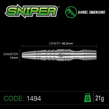 Sniper 21 gram 90% Tungsten alloy