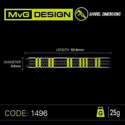 Michael Van Gerwen MvG 85% Pro-Series 25 gram 85% Tungsten alloy