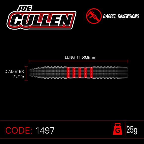 Joe Cullen 25 gram 85% Tungsten alloy