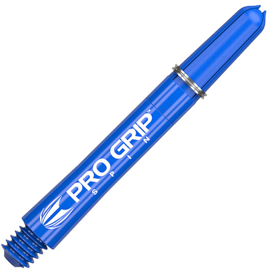 Target Pro Grip Nylon Spinning Dart Shafts Medium Blue (3 Sets)