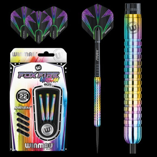 Winmau Foxfire Urban Steel Tip Dart Set 22 gram 80% Tungsten alloy