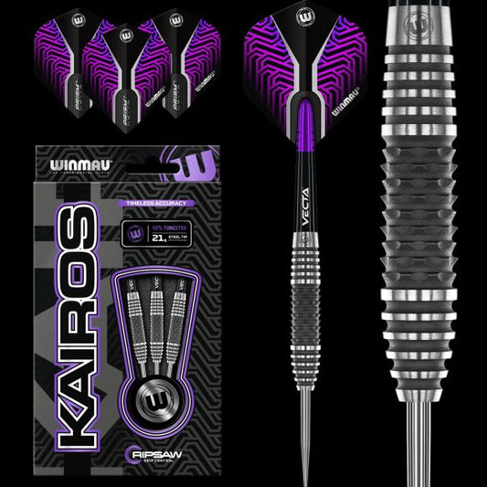 Winmau Kairos 1 Steel Tip Dart Set 21 gram 90% Tungsten Alloy