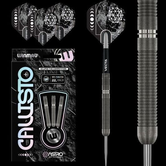 Winmau Callisto 1 Steel Tip Dart Set 22 gram 90% Tungsten Alloy