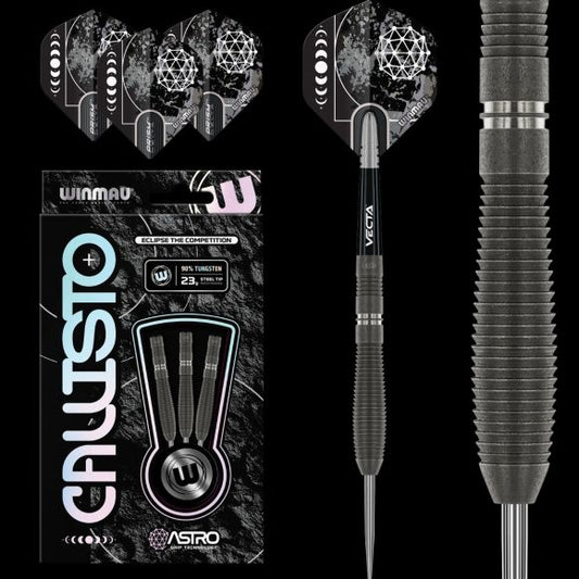 Winmau Callisto 2 Steel Tip Dart Set 23 gram 90% Tungsten Alloy