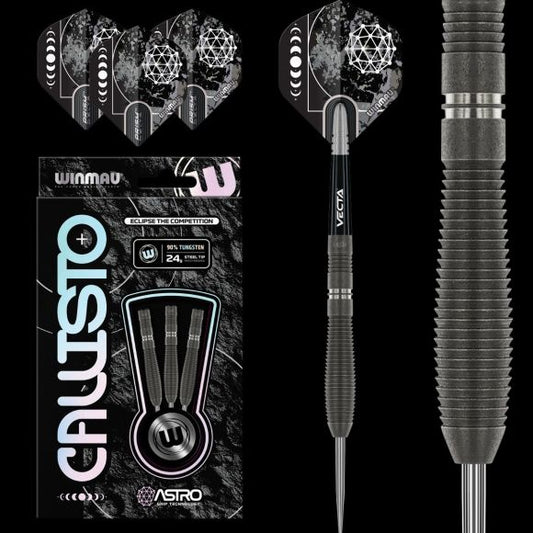 Winmau Callisto 2 Steel Tip Dart Set 24 gram 90% Tungsten Alloy