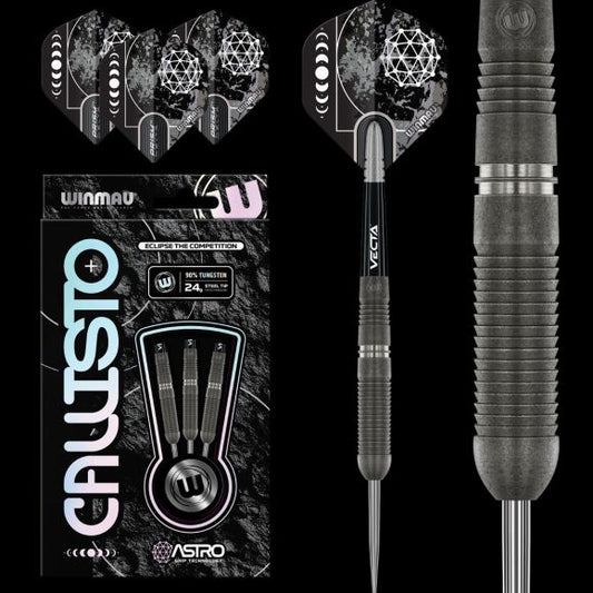 Winmau Callisto 3 Steel Tip Dart Set 24 gram 90% Tungsten Alloy