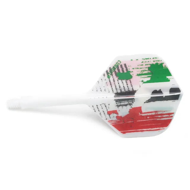 CUESOUL ROST AK5 Integrated Dart Shaft & Flight - Standard Shape - Medium - Italian Flag