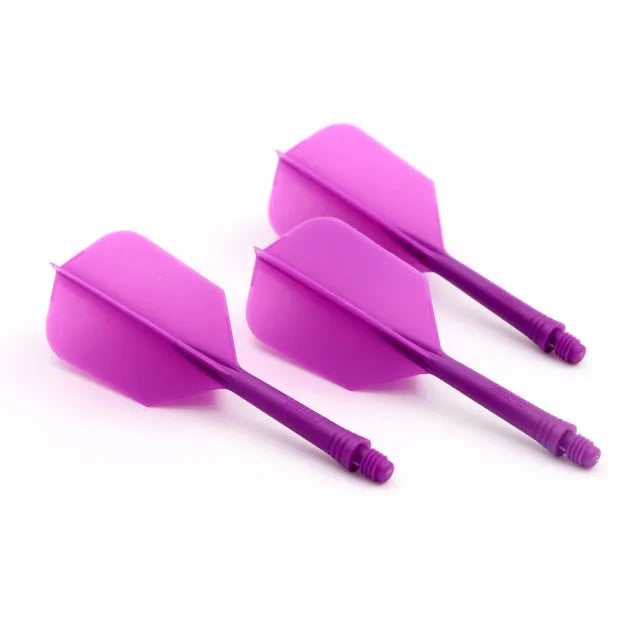 CUESOUL ROST AK5 Integrated Dart Shaft & Flight - Slim Shape - Medium - Purple