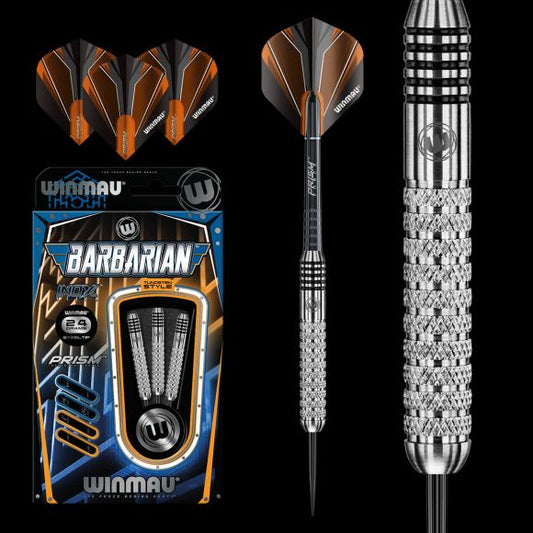 Winmau Barbarian Steel Tip Dart Set 24 gram Inox Steel