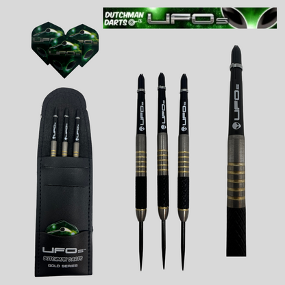 Dutchman Darts UFO Gold Series Style B 23 gram 90% Tungsten alloy