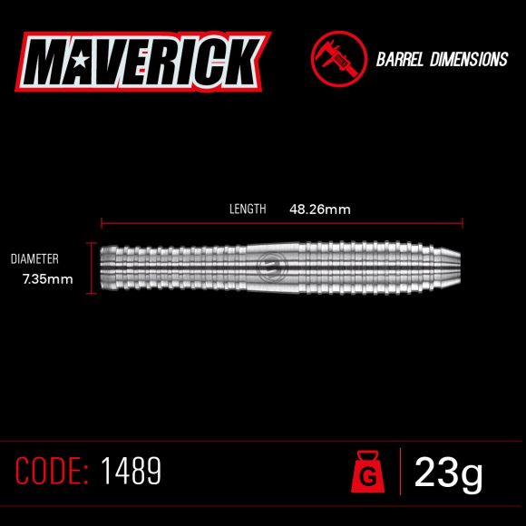 Maverick 23 gram 80% Tungsten alloy