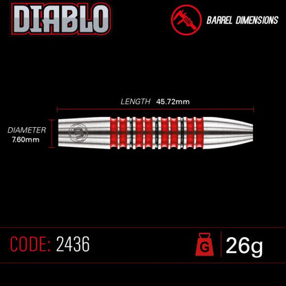 Diablo 26 gram 90% Tungsten alloy