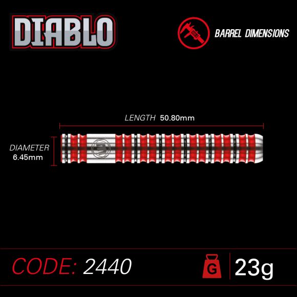 Diablo 23 gram 90% Tungsten alloy