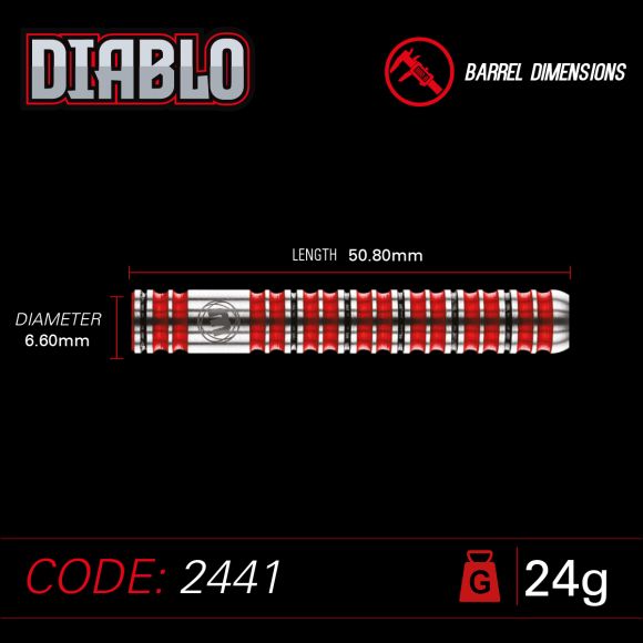 Diablo 24 gram 90% Tungsten alloy