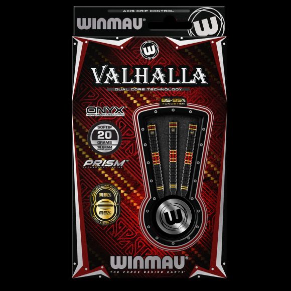 Valhalla 18 gram barrel/20 gram full 95%/85% Tungsten alloy Dual Core technology SOFT TIP