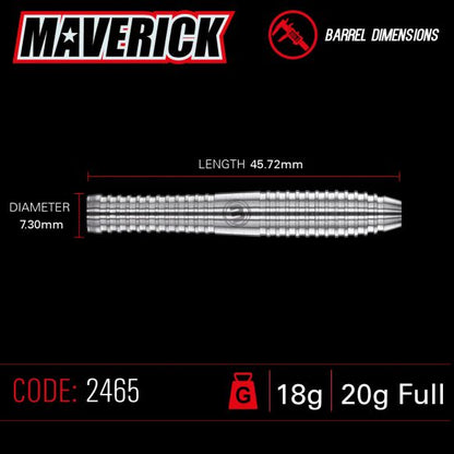 Maverick 18 gram barrel/20 gram full 80% Tungsten alloy SOFT TIP