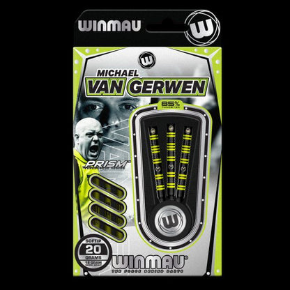 MvG Michael Van Gerwen 85% Pro Series 18 gram barrel/20 gram full 85% Tungsten alloy Soft Tip