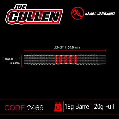 Winmau Joe Cullen 20 gram 85% Tungsten alloy SOFT TIP