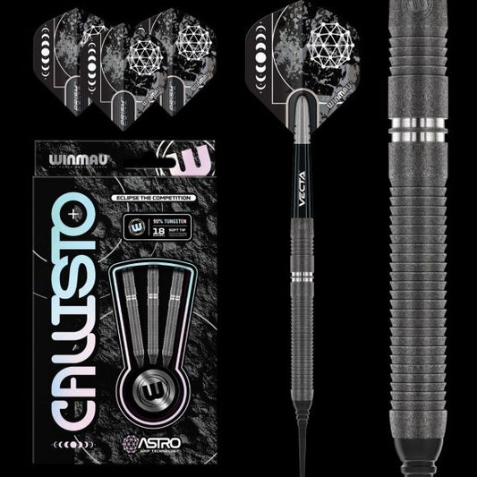 Winmau Callisto 1 SOFT TIP Dart Set 20 gram 90% Tungsten Alloy