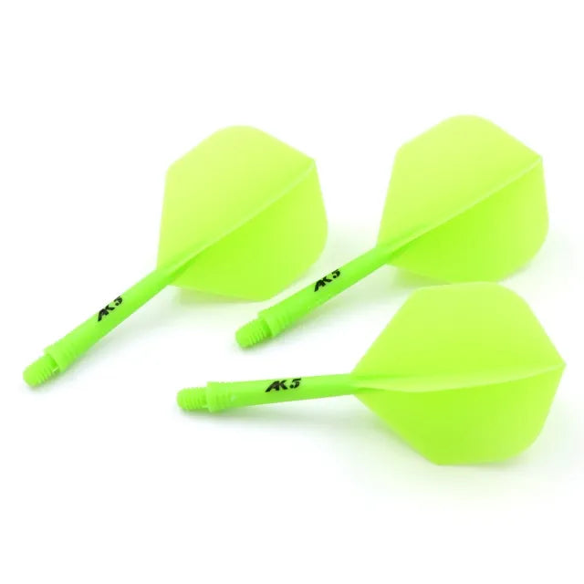 CUESOUL ROST AK5 Integrated Dart Shaft & Flight - Standard Shape - Medium - Green