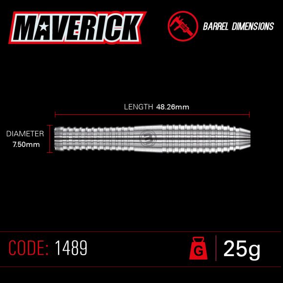 Maverick 25 gram 80% Tungsten alloy