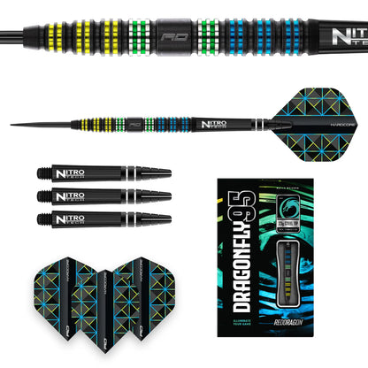 Red Dragon Dragonfly 95 Tapered Steel Tip Darts 95% Tungsten - 23gm