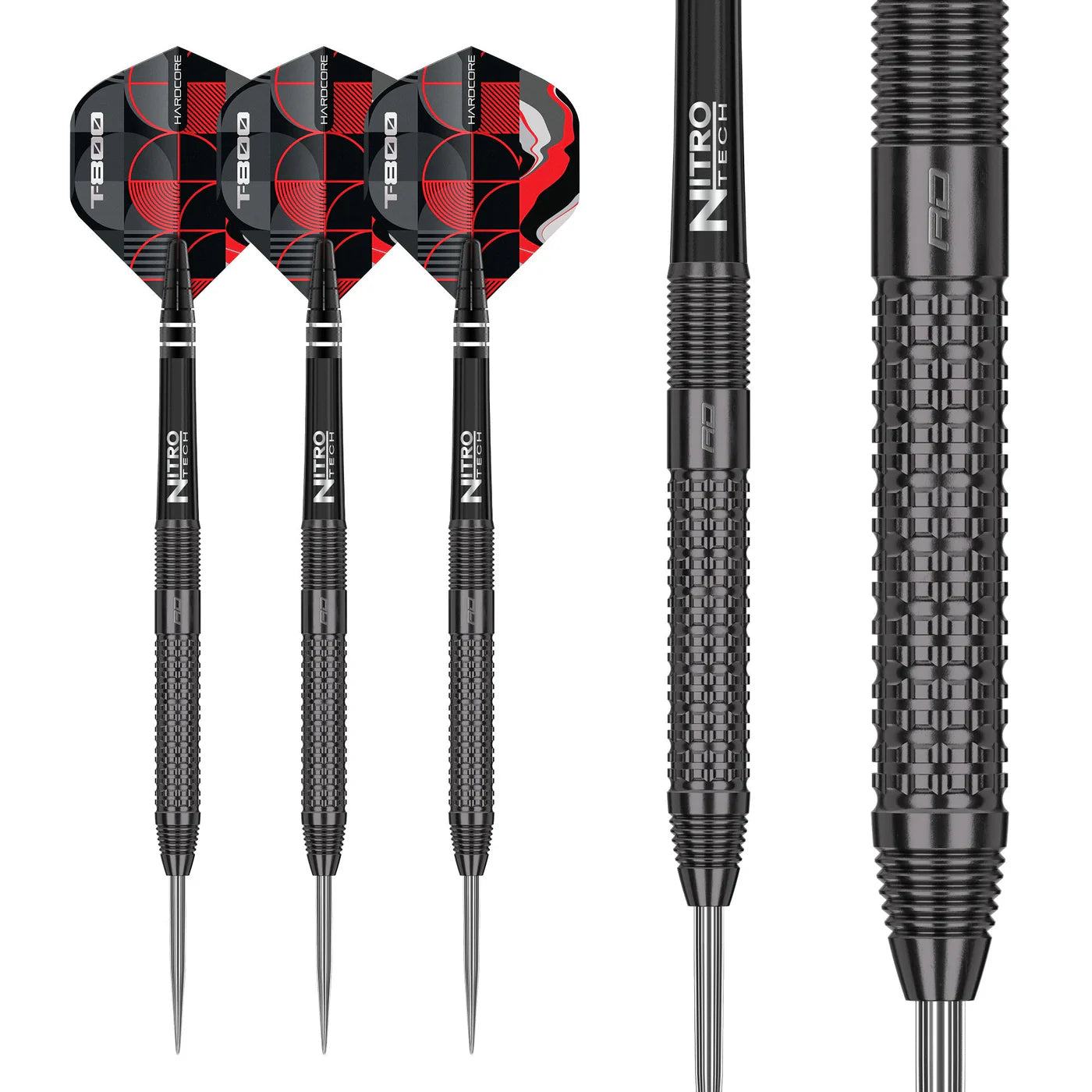 Red Dragon T-800 Steel Tip Darts 90% Tungsten - 24gm