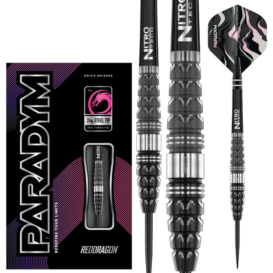 Red Dragon Paradym Tordpedo Steel Tip Darts - 24gm