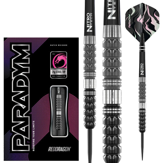 Red Dragon Paradym Parallel Steel Tip Darts - 21gm