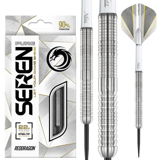 Red Dragon Seren 1 Pure Steel Tip Darts 90% Tungsten - 22gm