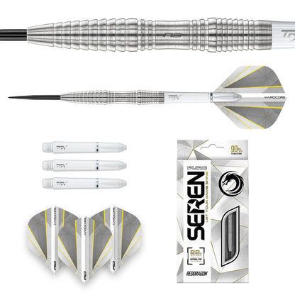 Red Dragon Seren 3 Pure Steel Tip Darts 90% Tungsten - 22gm