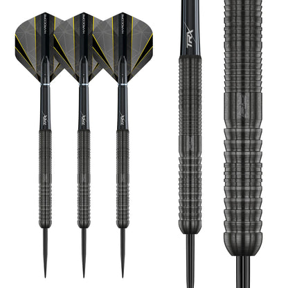 Red Dragon Seren 1 Onyx Steel Tip Darts 90% Tungsten - 22gm