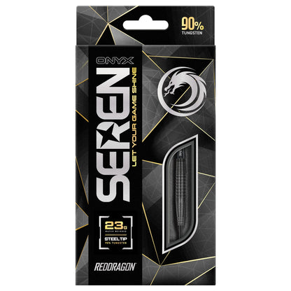 Red Dragon Seren 4 Onyx Steel Tip Darts 90% Tungsten - 23gm