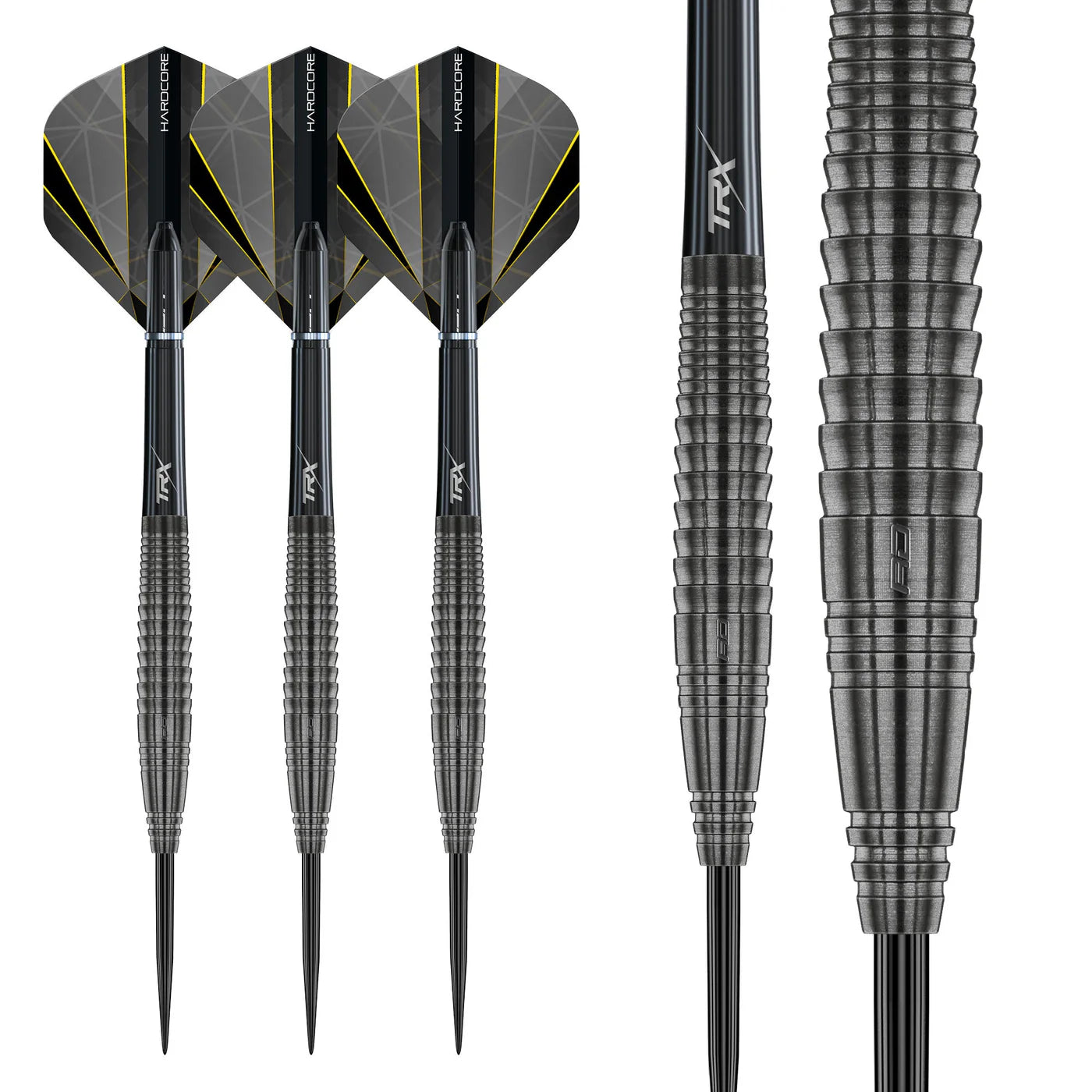 Red Dragon Seren 4 Onyx Steel Tip Darts 90% Tungsten - 25gm