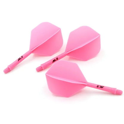 CUESOUL ROST AK5 Integrated Dart Shaft & Flight - Standard Shape - Short - Pink