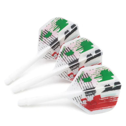 CUESOUL ROST AK5 Integrated Dart Shaft & Flight - Standard Shape - Medium - Italian Flag