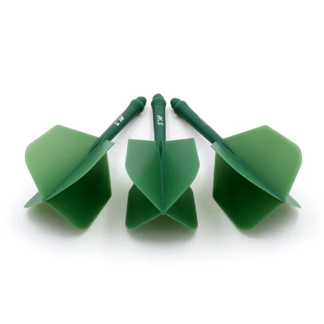 CUESOUL ROST AK5 Integrated Dart Shaft & Flight - Big Wing Shape - Long - Green